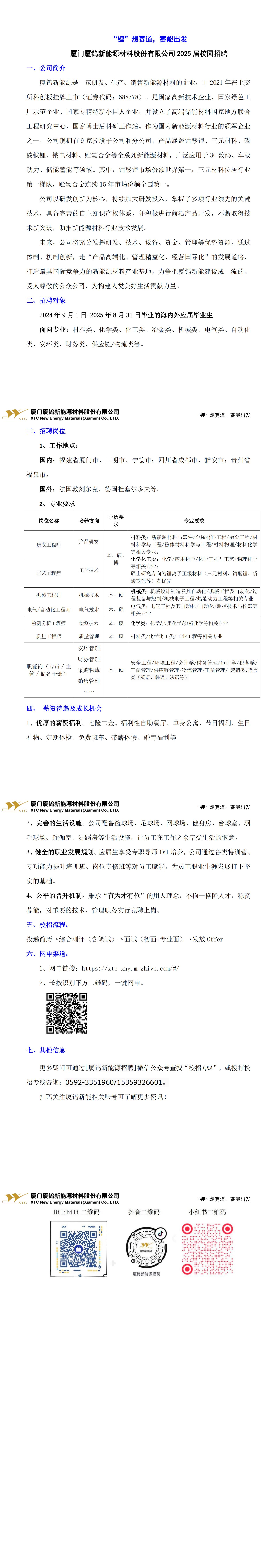 【国有企业 上市公司】厦门厦钨新能源材料股份有限公司2025届校园招聘简章_00(1).jpg